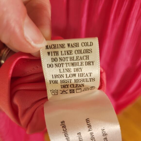 NEW IN Lattice Detail Pink Sundress, Size Large - Picture 14 of 15